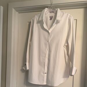 Chico's Elegant Cream Dress Shirt